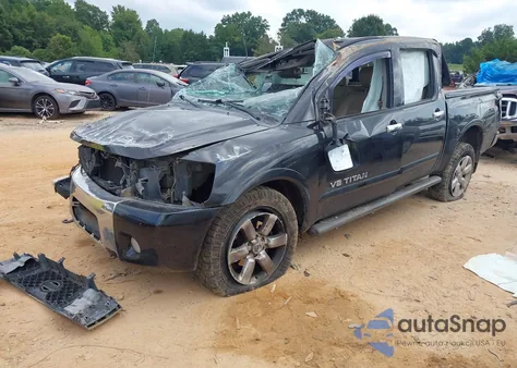 2012 Nissan Titan Sl from USA, damaged, VIN 1N6BA0EC1CN306587